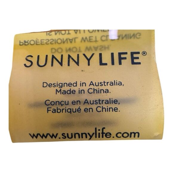 Sunny Life Translucent Yellow Pineapple Beach Summer Top Zipper Pouch Bag - Picture 3 of 5
